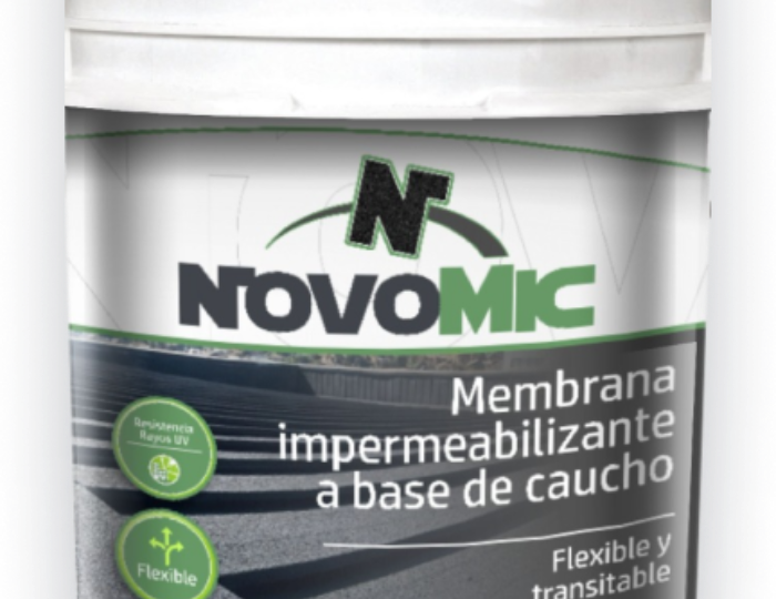 Membrana de Caucho Proyectada 15 Kg Negro