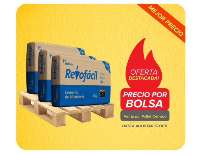 Revofacil 40KG - Precio por Bolsa - Venta Pallet Cerrado