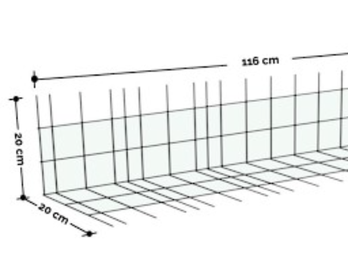 MALLA ANGULAR 20x20x124 x U Concrehaus/Cassaforma