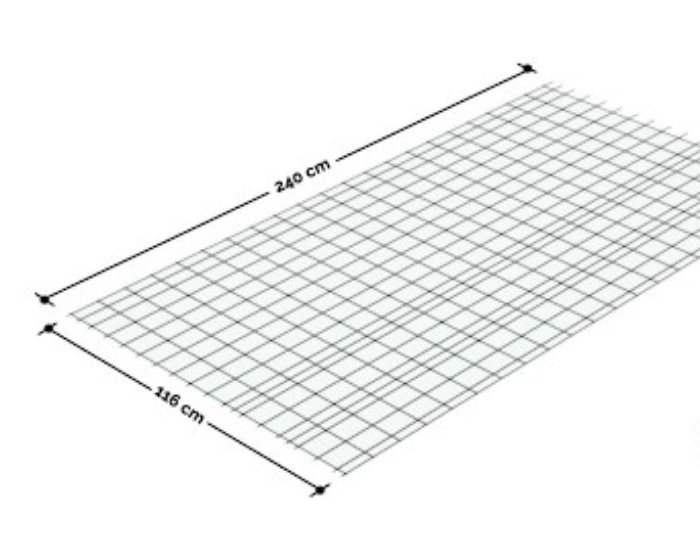 MALLA ENTERA 124x240 x U Concrehaus/Cassaforma
