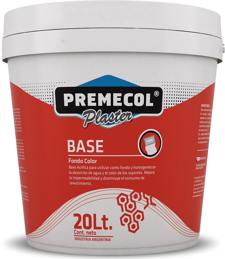 Premecol PLASTER BASE COLOR claros 20LTS